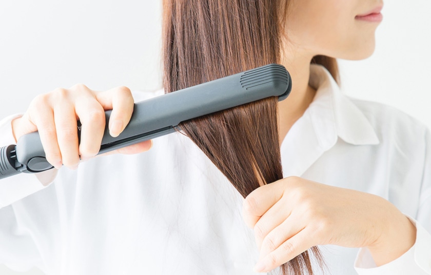 縮毛矯正後にヘアアイロンは使っても良い？