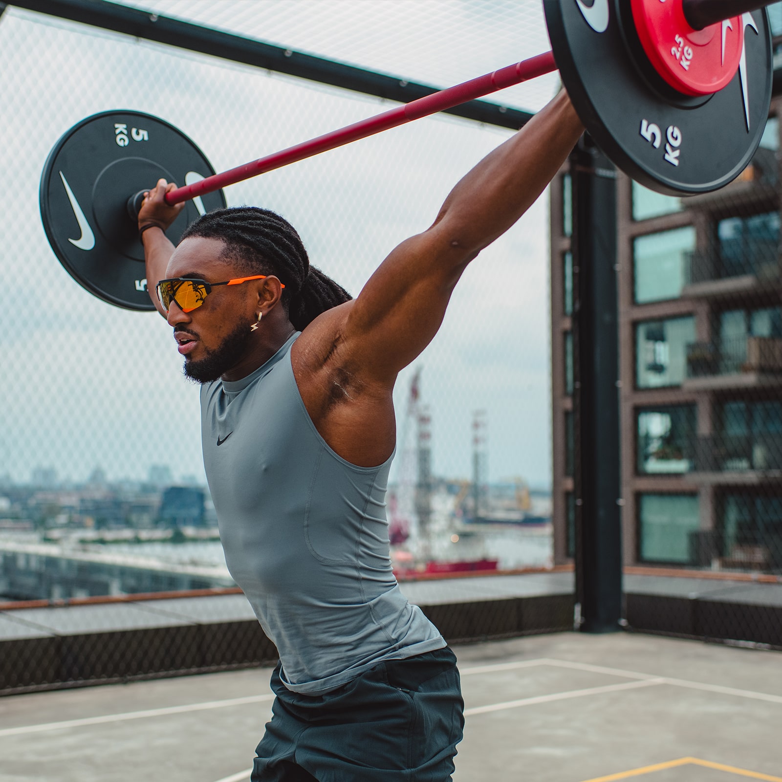 アメリカンバーベル 5kgバンパープレート2枚セット アメリカンバーベル