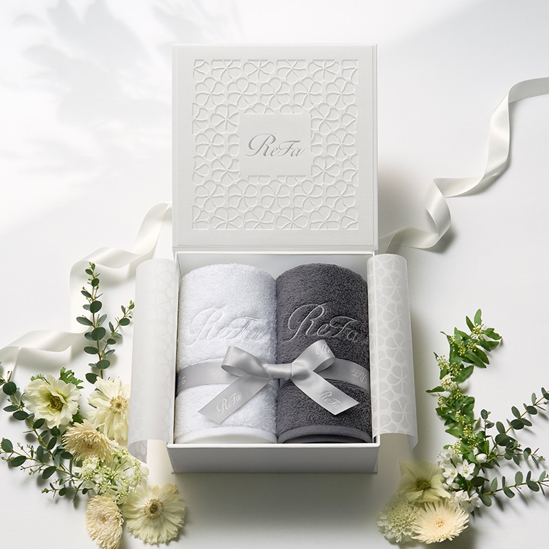 リファヘアフェイスタオル2枚セット & ショッパースリムM