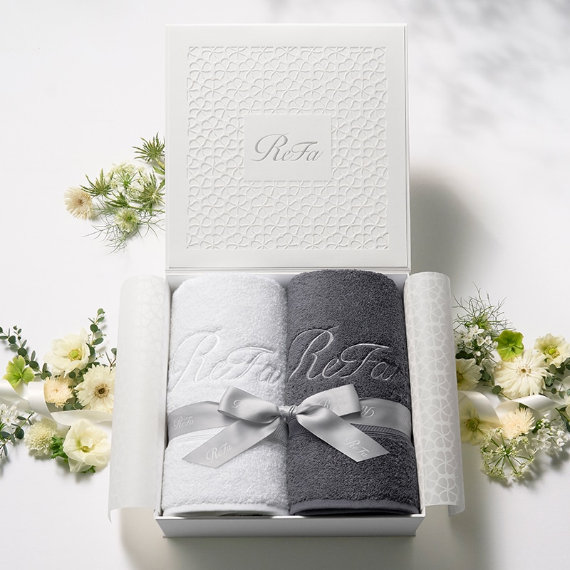 リファバスタオル2枚セット & ショッパーワイドL