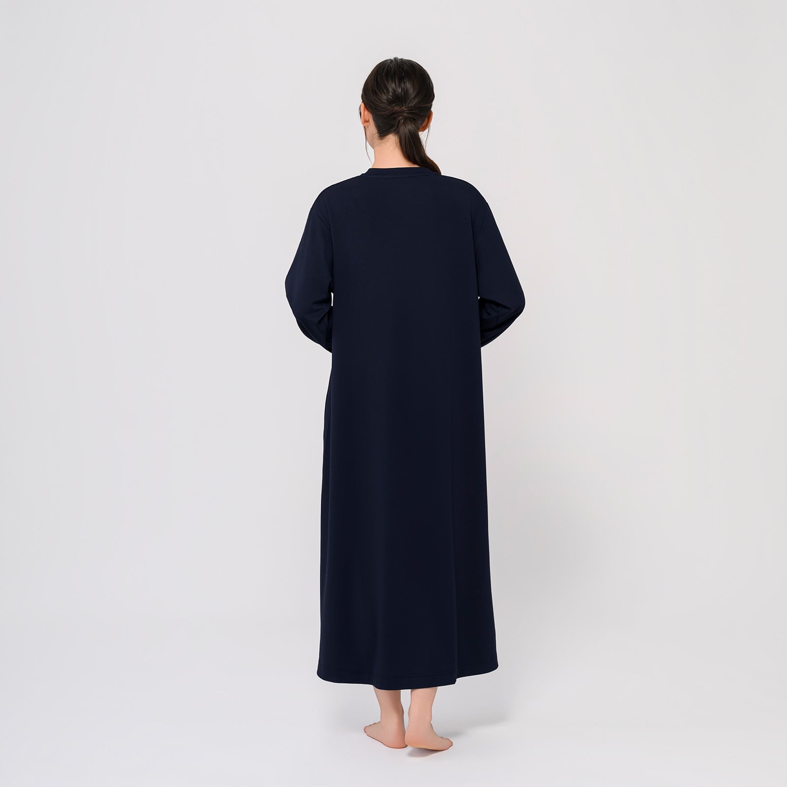 シックスパッド リカバリーウェア コンフォートロングシャツ ネイビー