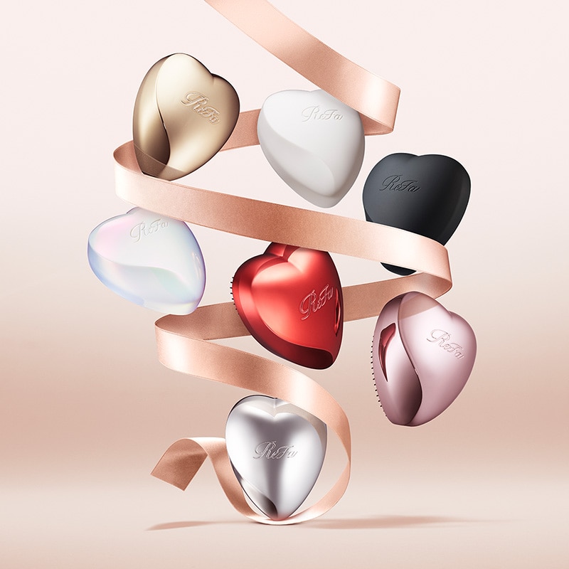 リファハートブラシ(シャンパンゴールド)