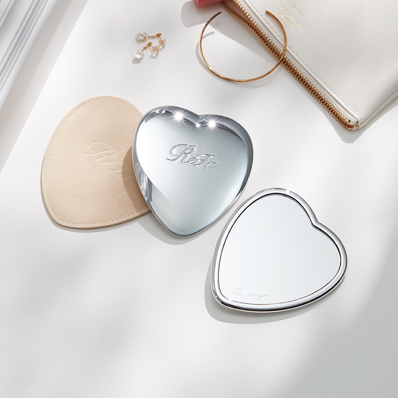 【ReFaプレミアムラッピングセット SS】リファハートミラー(シルバー) +リファハートコーム アイラ(シルバー)