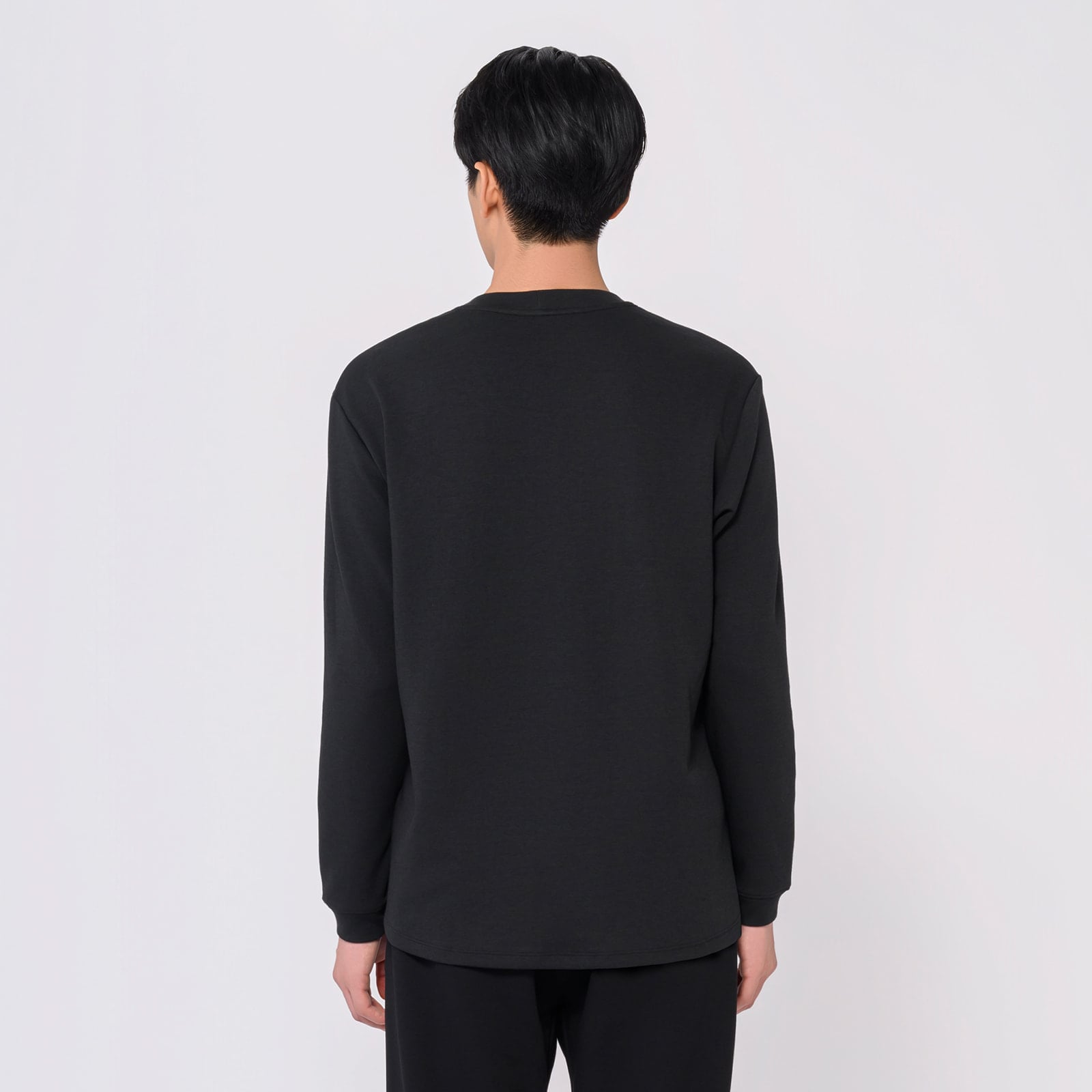 シックスパッド リカバリーウェア コンフォートロングTシャツ ブラック S