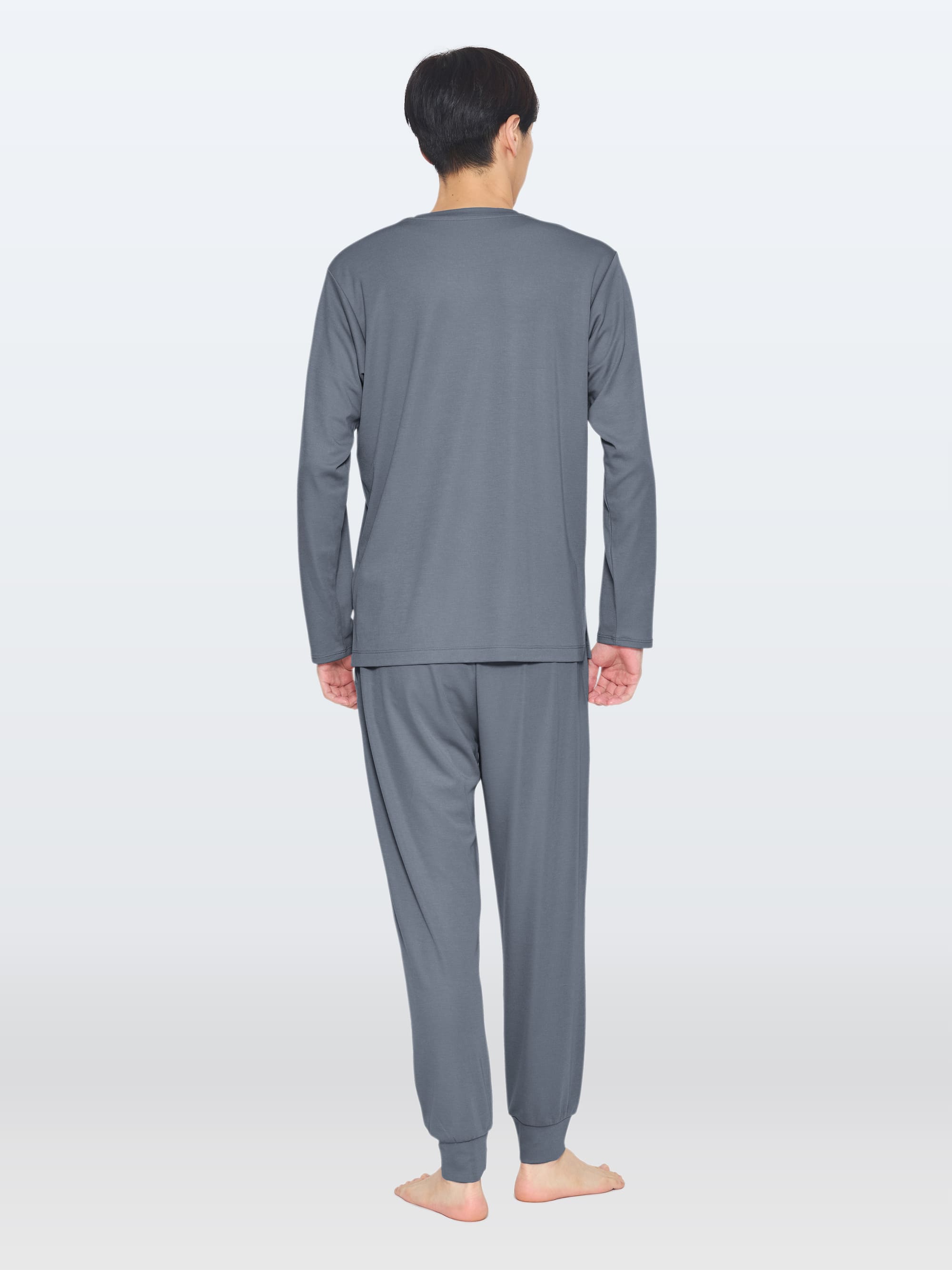 【ReFa VITALWEARギフトラッピングセットL + ショッパーM】リファバイタルテック モイストスムース ロングスリーブプルオーバー/MEN ダークグレー SS + リファバイタルテック モイストスムース ジョガーパンツ/MEN ダークグレー SS