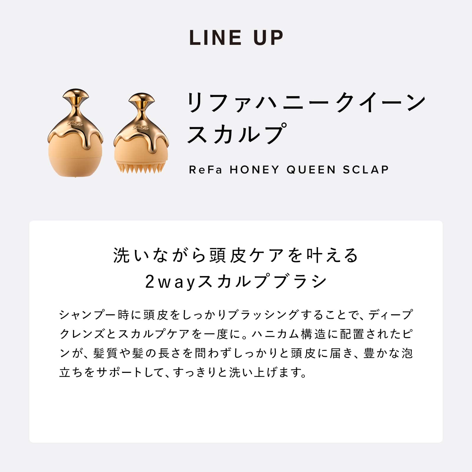 【ReFaギフトラッピングセット SS】リファハニークイーンスカルプ