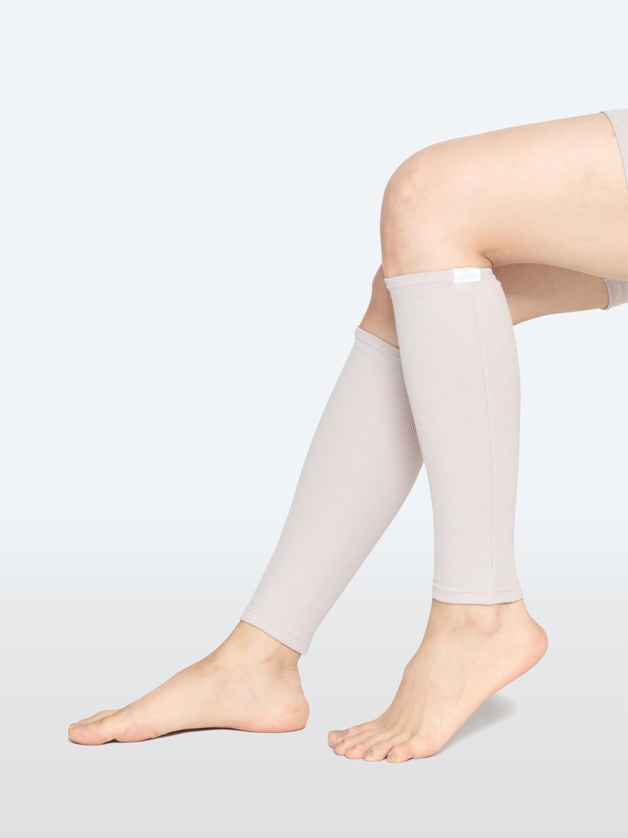 【ReFa VITALWEARギフトラッピングセットM + ショッパーM】リファバイタルテック モイストリブ ウエストウォーマー ベージュ S-L + リファバイタルテック モイストリブ レッグウォーマー ベージュ S-L