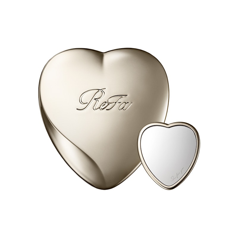【ReFaプレミアムラッピングセット SS】リファハートミラー(シャンパンゴールド) +リファハートコーム アイラ(シャンパンゴールド)