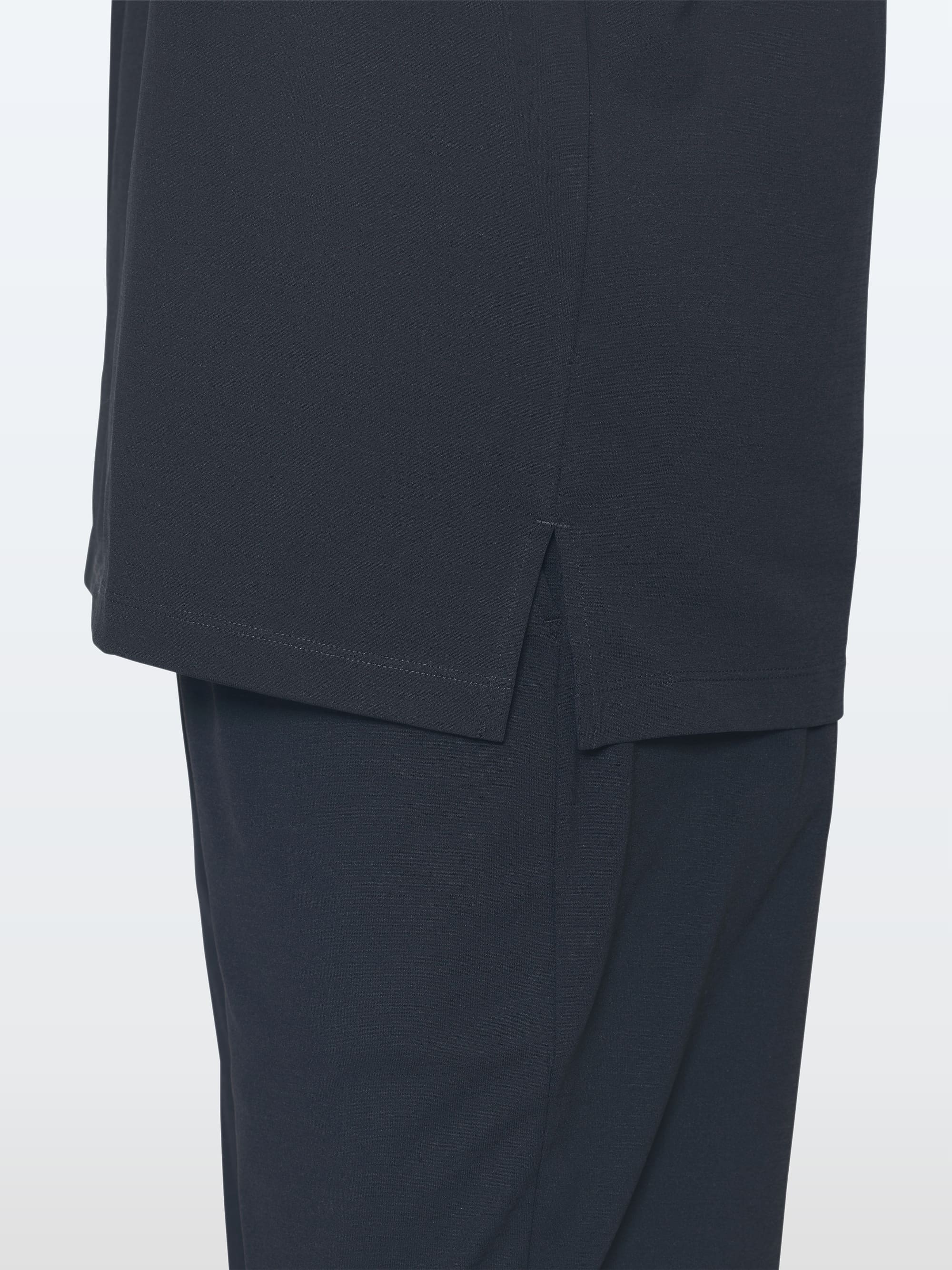 【ReFa VITALWEARギフトラッピングセットL + ショッパーM】リファバイタルテック コンフォートジャージー クルーネックTシャツ リファロゴ ブラック S + リファバイタルテック コンフォートジャージー テーパードパンツ ブラック S