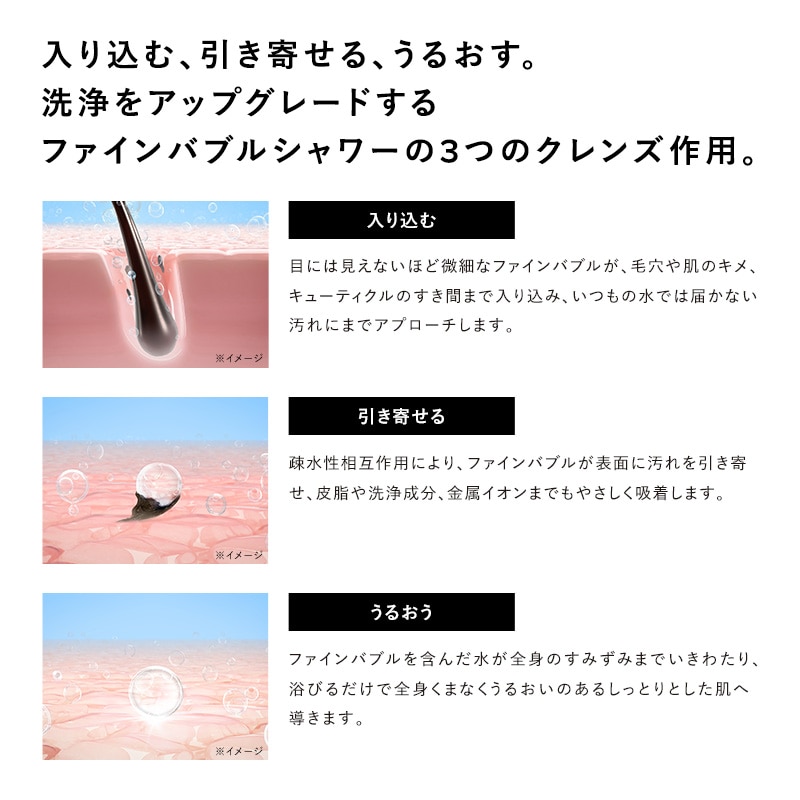 【ReFaプレミアムラッピングセット S+】リファファインバブル U+(ホワイト)