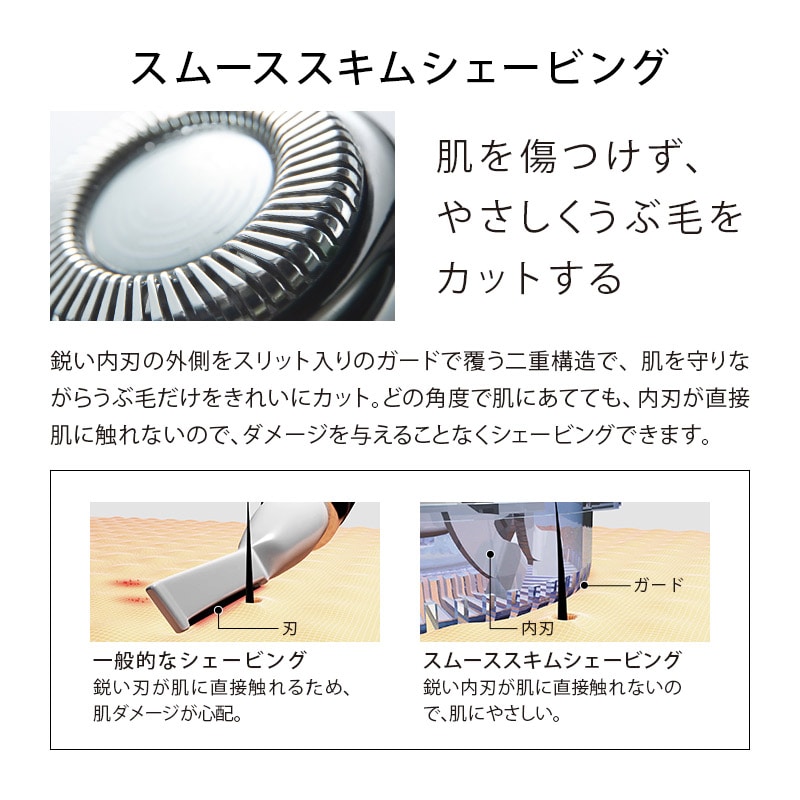 【ReFaギフトラッピングセット SS】リファスキムシェーバー(ホワイト) & リファハンドタオル(ホワイト)