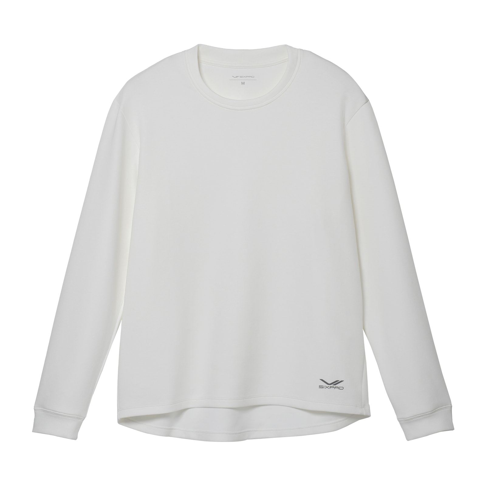 シックスパッド リカバリーウェア コンフォートロングTシャツ ホワイト S & テーパードパンツ ブラック S