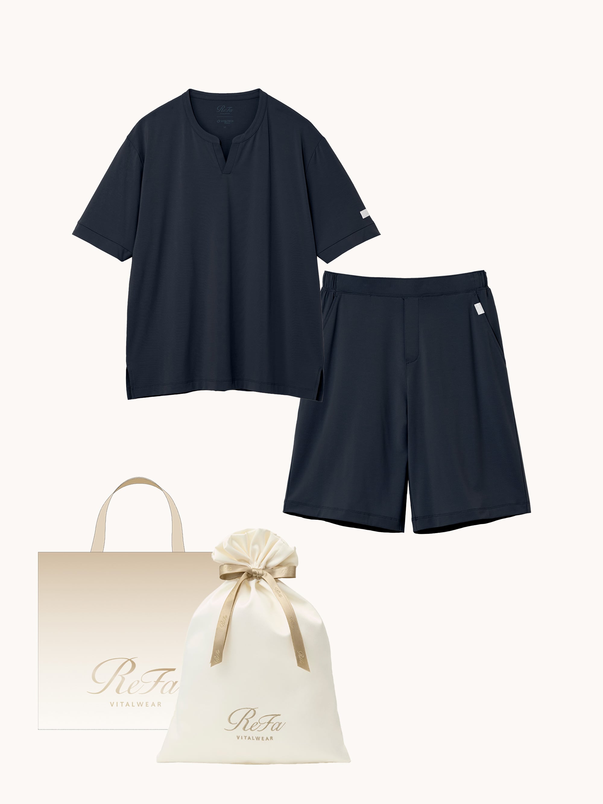 ［ギフトセット］ストレッチスムース ショートスリーブプルオーバー&ストレッチスムース ショートパンツ/MEN