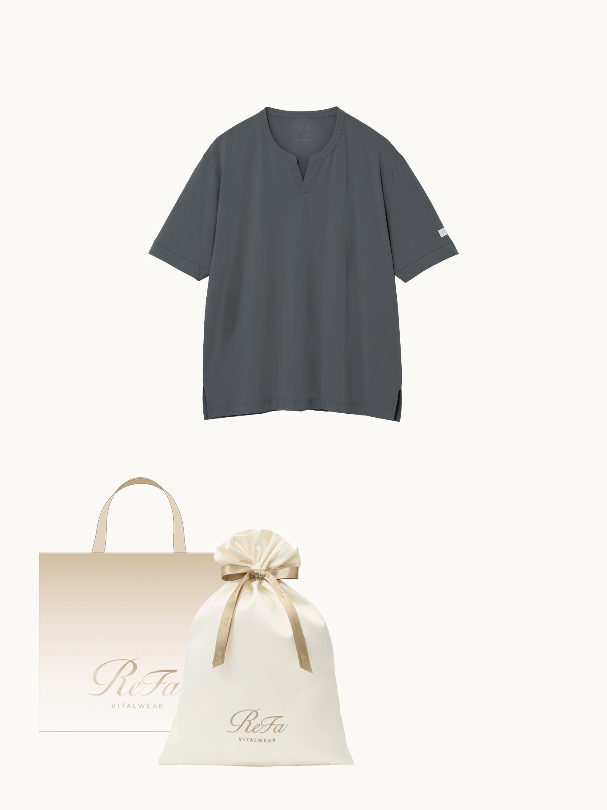 ［ギフトセット］ストレッチスムース ショートスリーブプルオーバー/MEN