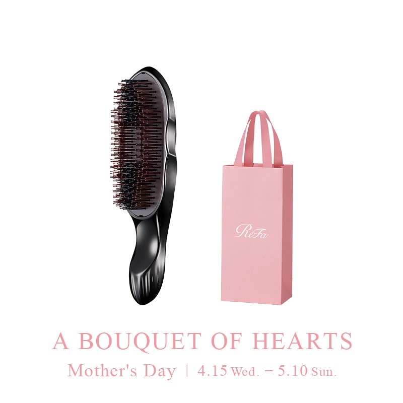 リファイオンケアブラシプレミアム & 母の日限定ショッパー スリムS（ブラック）