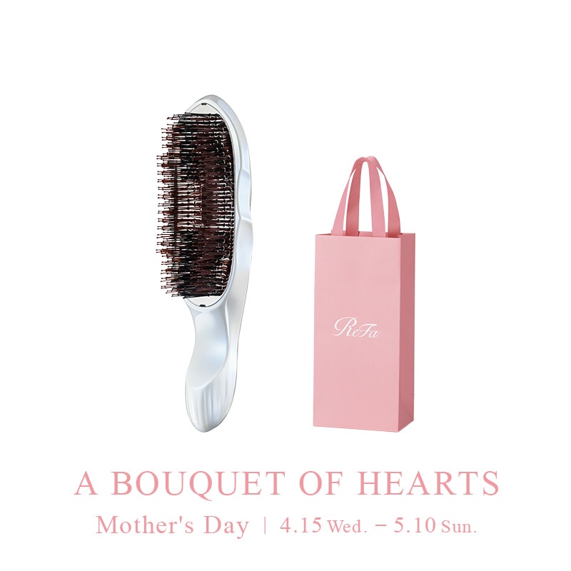 リファイオンケアブラシプレミアム & 母の日限定ショッパー スリムS（ホワイト）