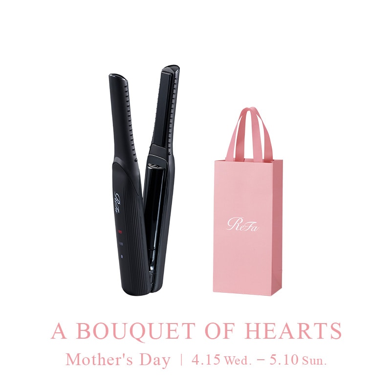 リファフィンガーアイロン ST ＆ 母の日限定ショッパー スリムS（ブラック）