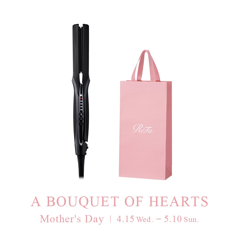 リファストレートアイロン プロ ＆ 母の日限定ショッパー スリムL（ブラック）