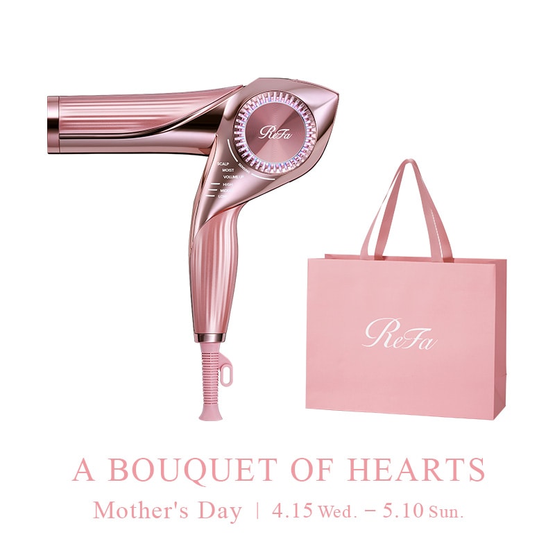 リファビューテック ドライヤー BX & 母の日限定ショッパー ワイドL（ピンク）
