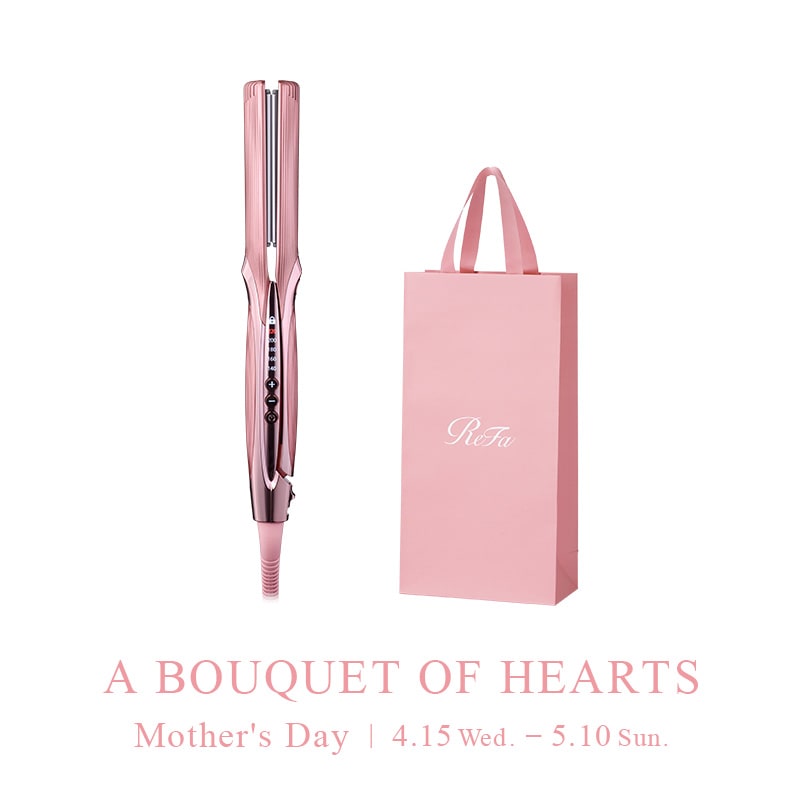 リファストレートアイロン プロ ＆ 母の日限定ショッパー スリムL（ピンク）