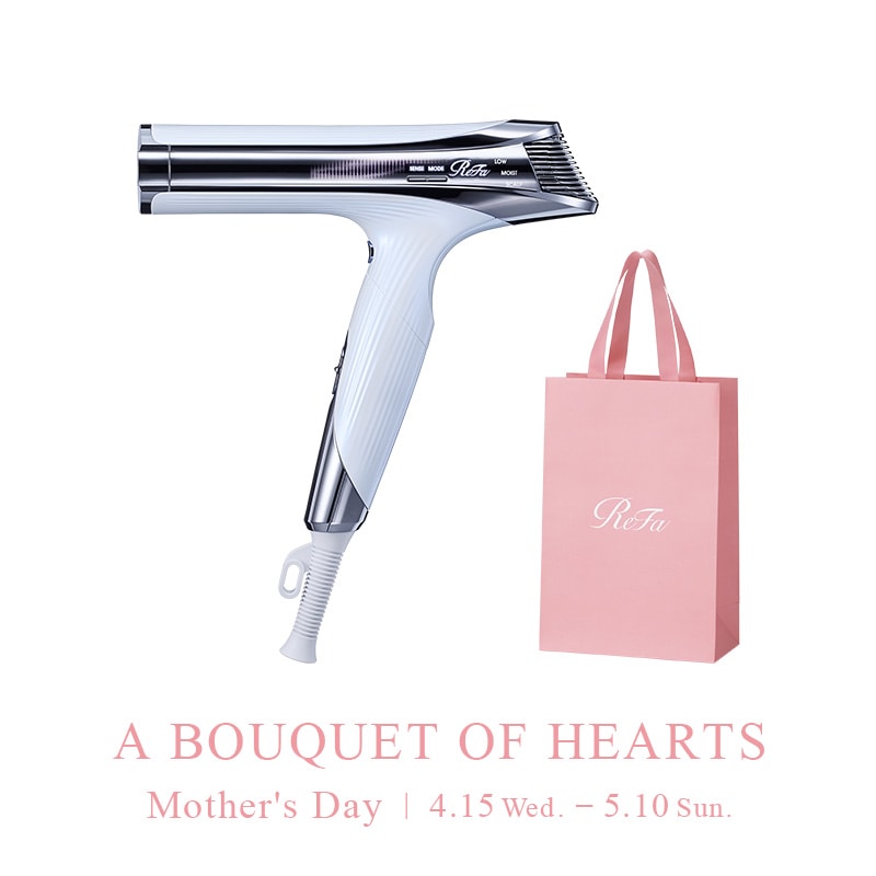 リファビューテック ドライヤー S+ & 母の日限定ショッパー スリムM（ホワイト）