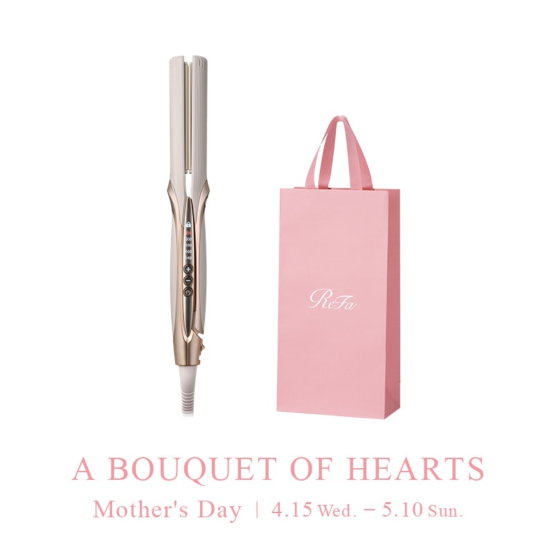 リファストレートアイロン プロ ＆ 母の日限定ショッパー スリムL（アイボリー）