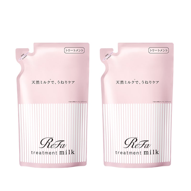 【定期購入】【5%OFF】リファミルクプロテイントリートメントピンク 詰め替え 430g 2個セット