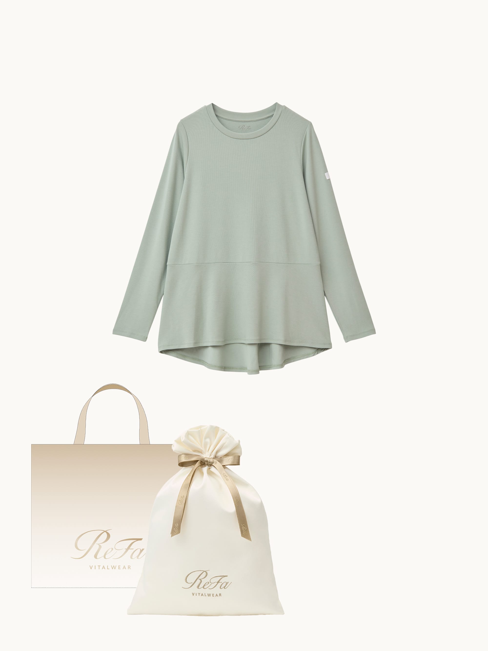 ［ギフトセット］モイストスムース ロングスリーブプルオーバー/WOMEN