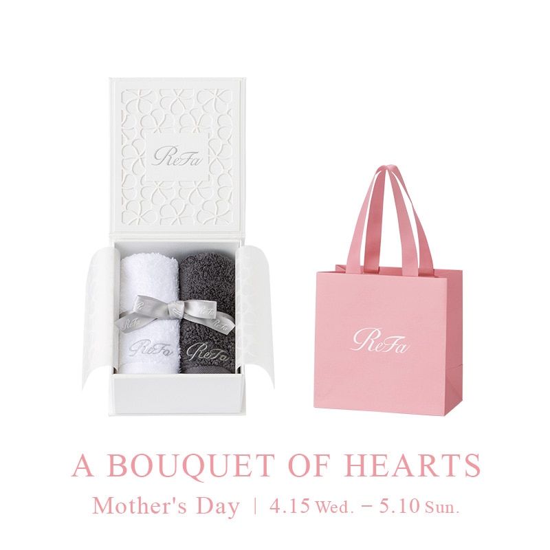 リファハンドタオル2枚セット & 母の日限定ショッパー スリムM
