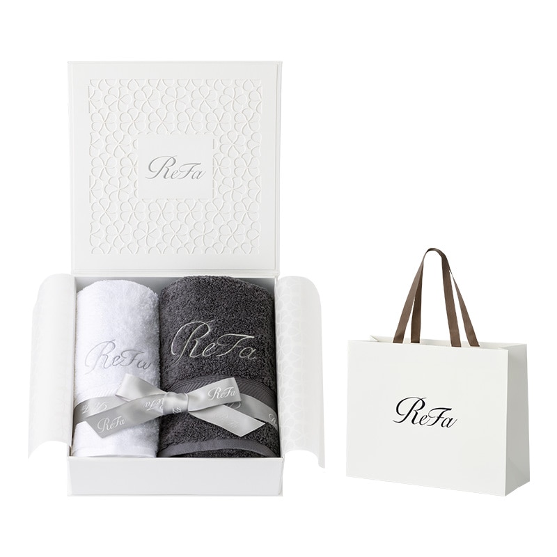 リファ　セット リファハンドタオル2枚セット ＋ ショッパーSS | リファ リネン | ReFa
