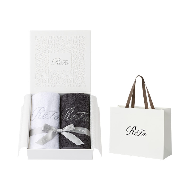 リファバスタオル2枚セット&ショッパーM