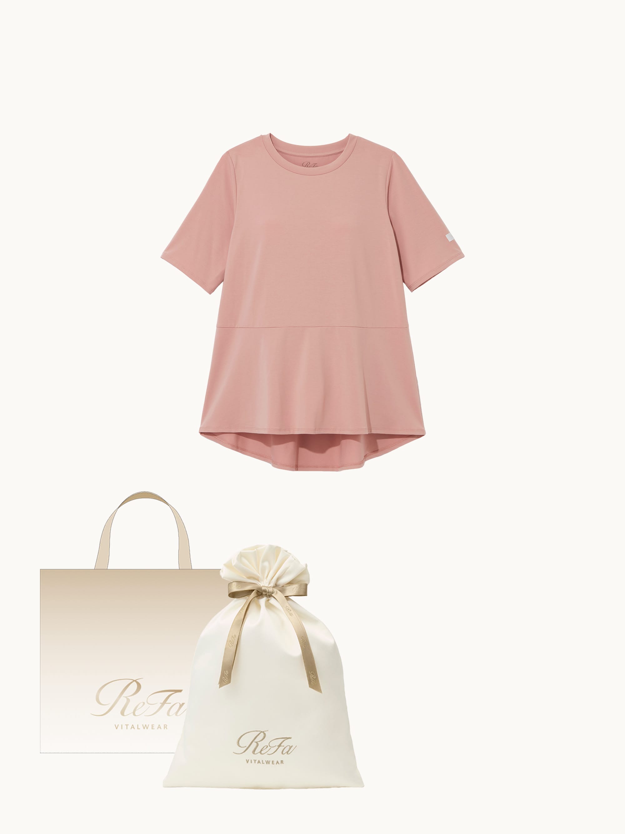［ギフトセット］ストレッチスムース ショートスリーブプルオーバー/WOMEN
