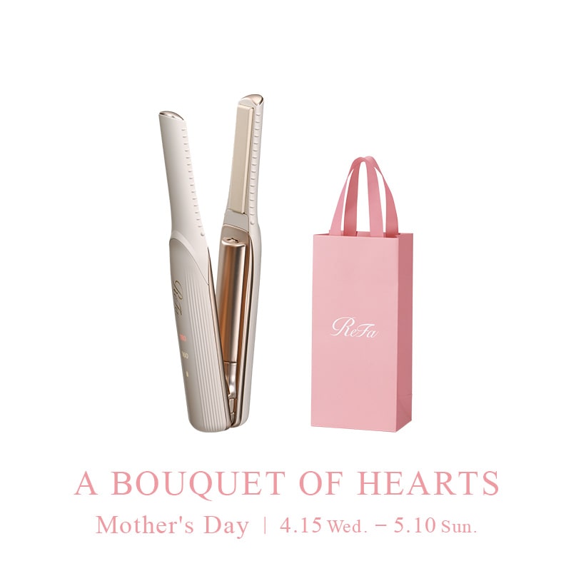 リファフィンガーアイロン ST ＆ 母の日限定ショッパー スリムS（アイボリー）