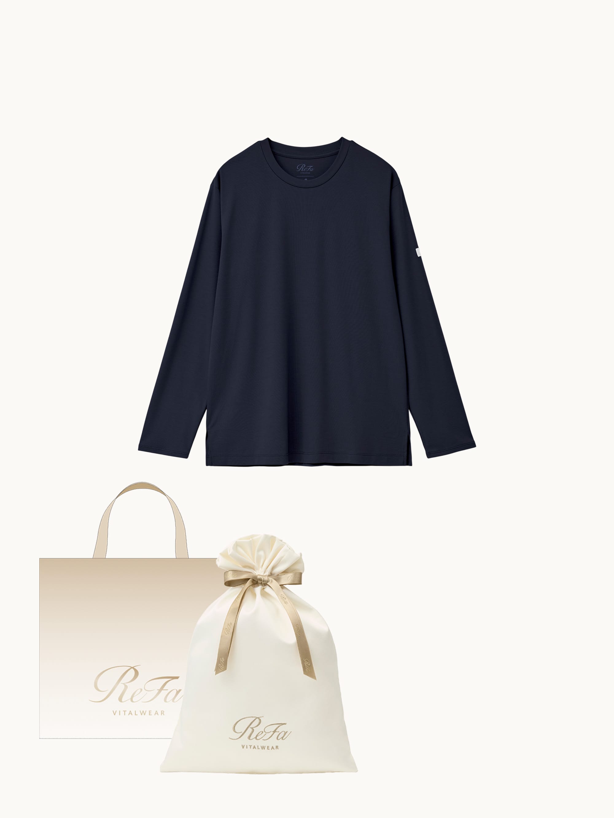 ［ギフトセット］モイストスムース ロングスリーブプルオーバー/MEN