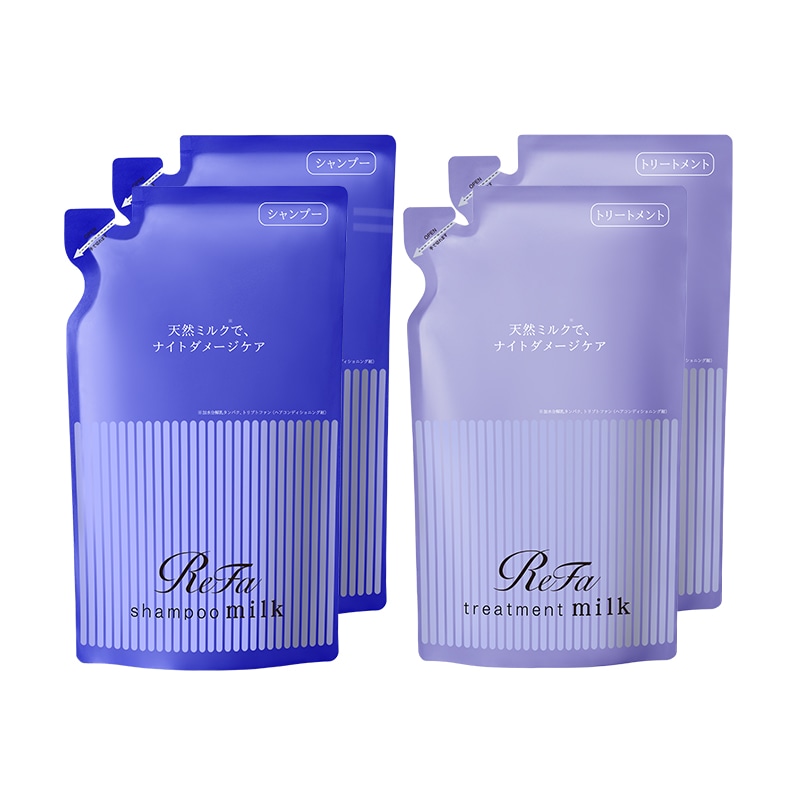 【定期購入】【5%OFF】リファミルクプロテインシャンプースリープ 430mL & リファミルクプロテイントリートメントスリープ 430g 2個セット