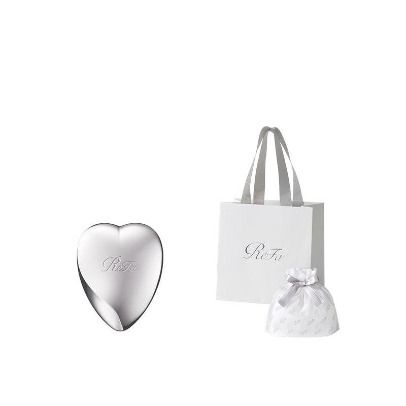 【ReFaギフトラッピングセット】リファハートブラシ（シルバー）