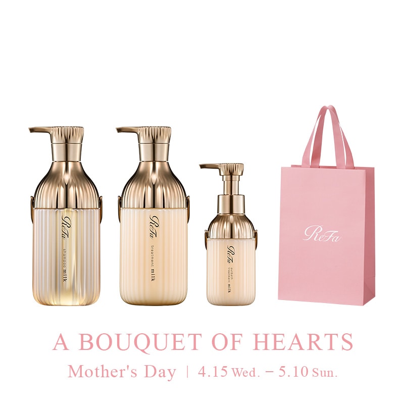 ミルクプロテインシャンプーロイヤル ＆ トリートメント ＆ アウトバストリートメント & 母の日限定ショッパー スリムM