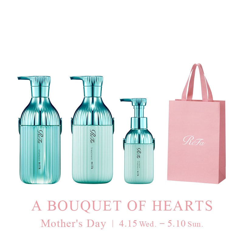 ミルクプロテインシャンプーストレート ＆ トリートメント ＆ アウトバストリートメント & 母の日限定ショッパー スリムM