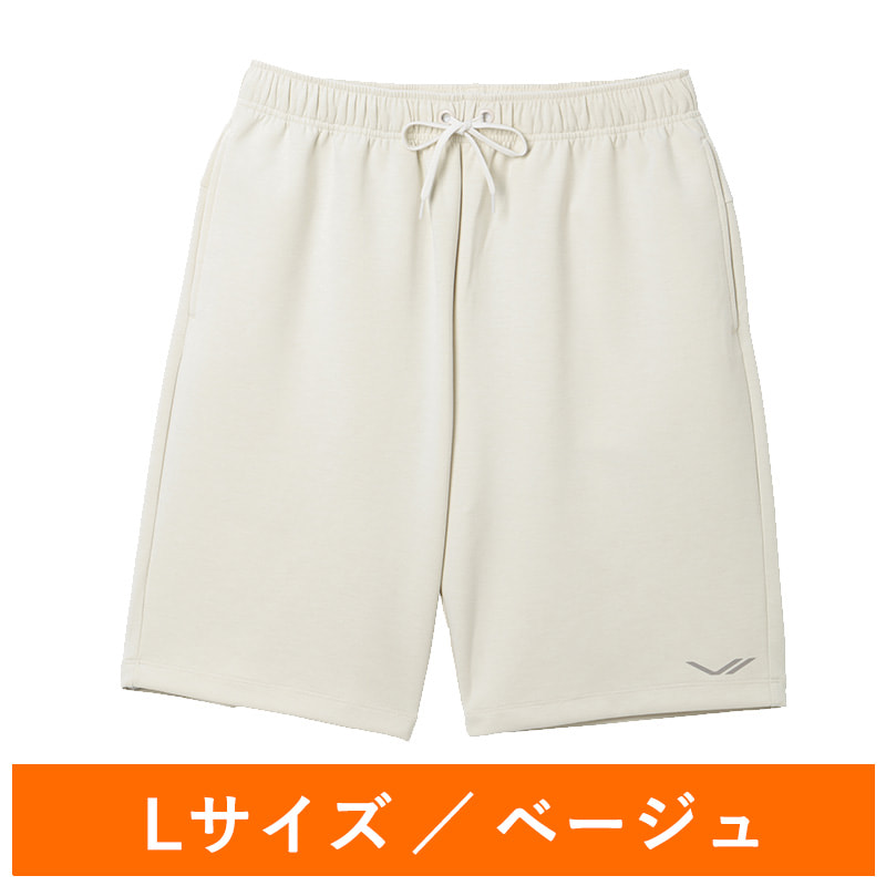 シックスパッド リカバリーウェア ハーフパンツ ベージュ L