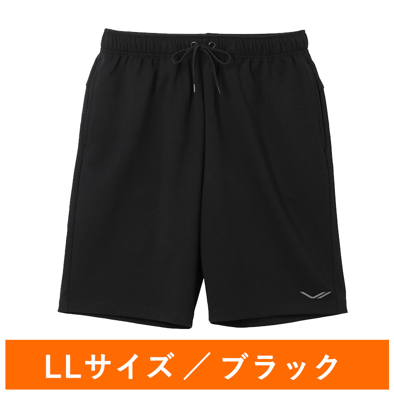 シックスパッド リカバリーウェア ハーフパンツ ブラック LL