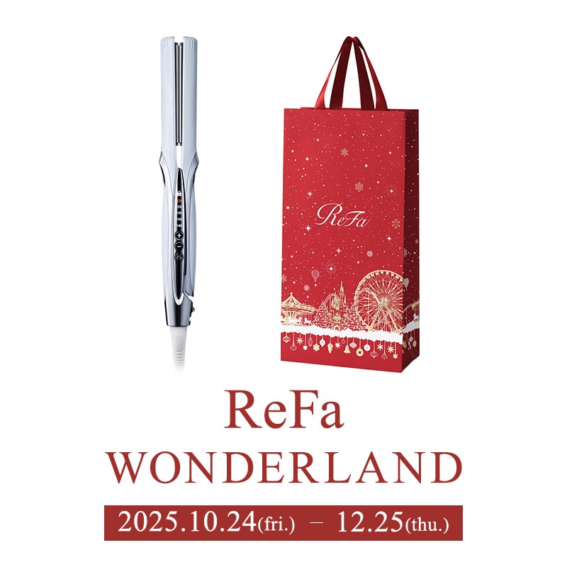 リファストレートアイロン プロ（ホワイト） ＋ ReFa ショッパー スリムL 2025winter