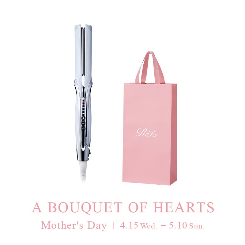 リファストレートアイロン プロ（ホワイト） ＆ ReFa ショッパー スリムL 2026spring & 延長保証書 セット