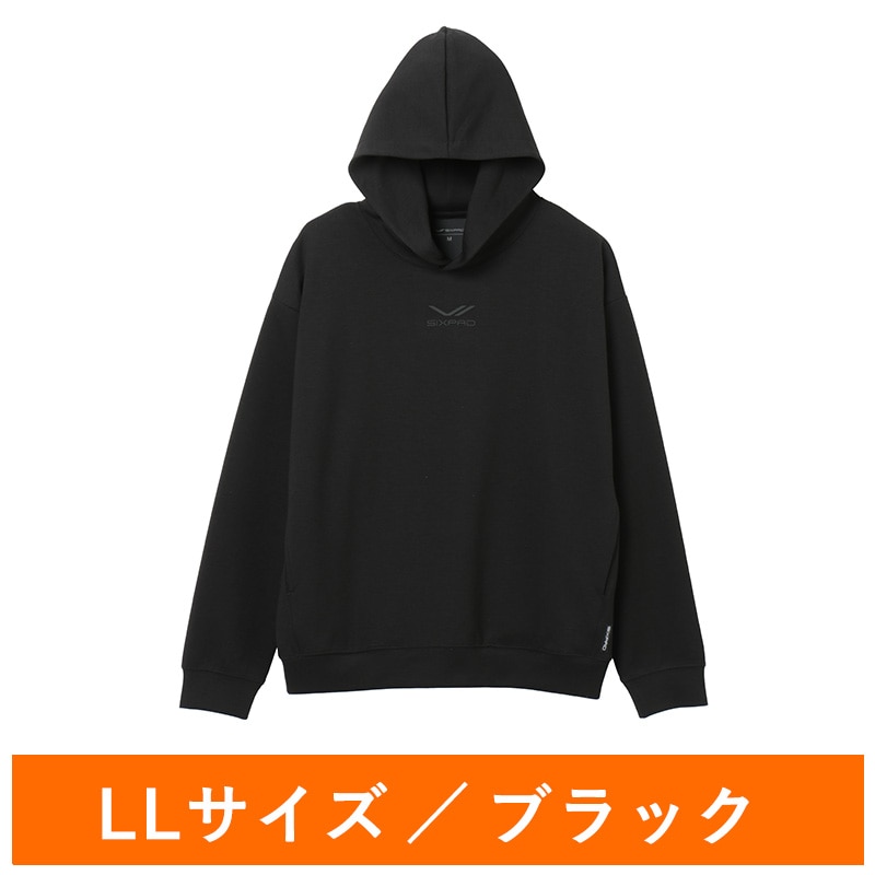 シックスパッド リカバリーウェア パーカー ブラック LL(23AWモデル)
