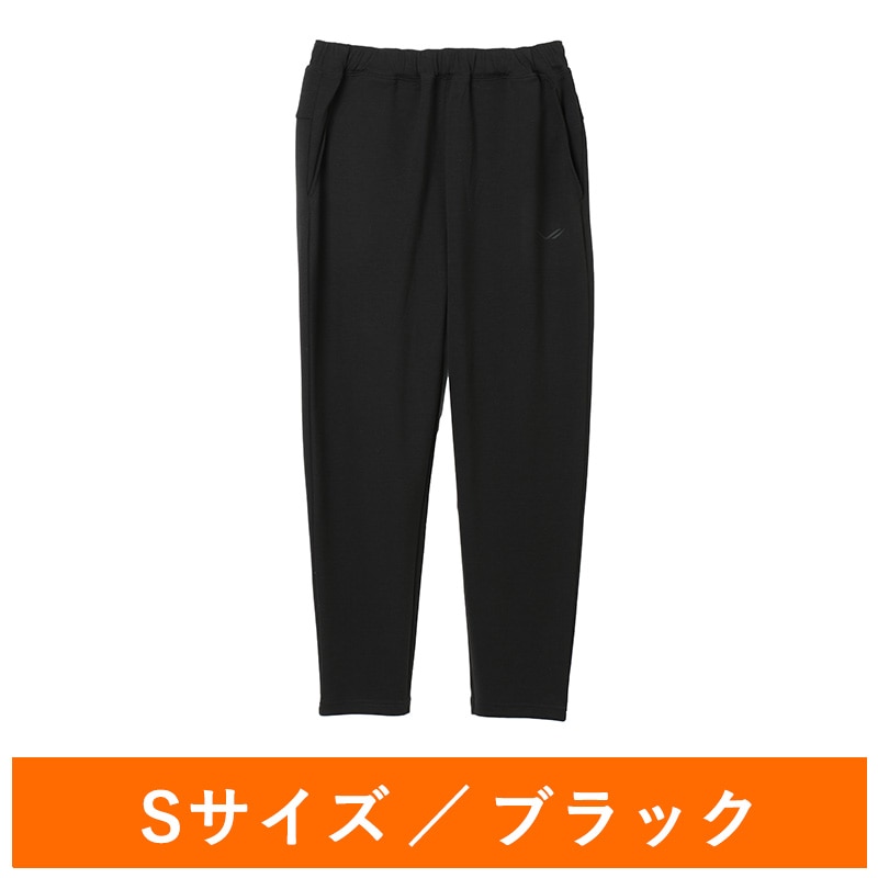 シックスパッド リカバリーウェア テーパードパンツ ブラック S(23AWモデル)