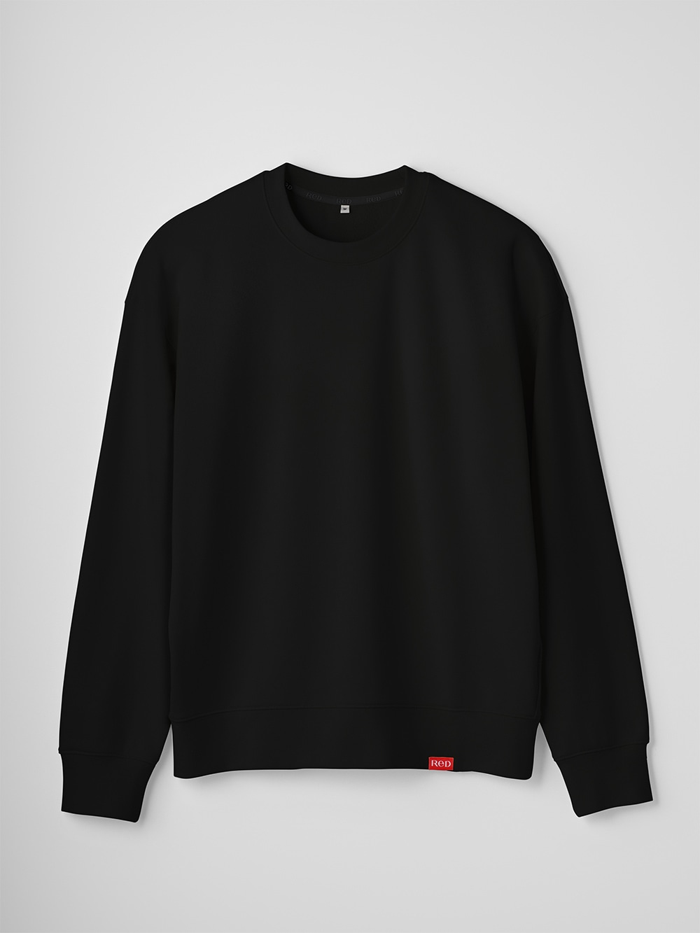 ReD ぐっすりパジャマ スウェット クルーネック長袖【男性用】 M ブラック