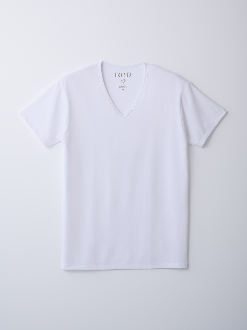 ReD バイタルテック Vネックインナー半袖(COOL) ホワイト L