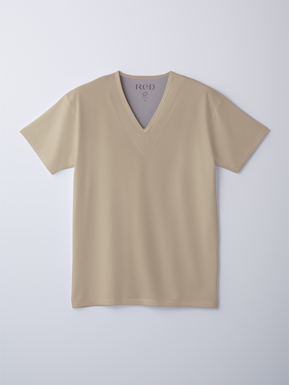 ReD バイタルテック Vネックインナー半袖 肩コリ改善 ベージュ L