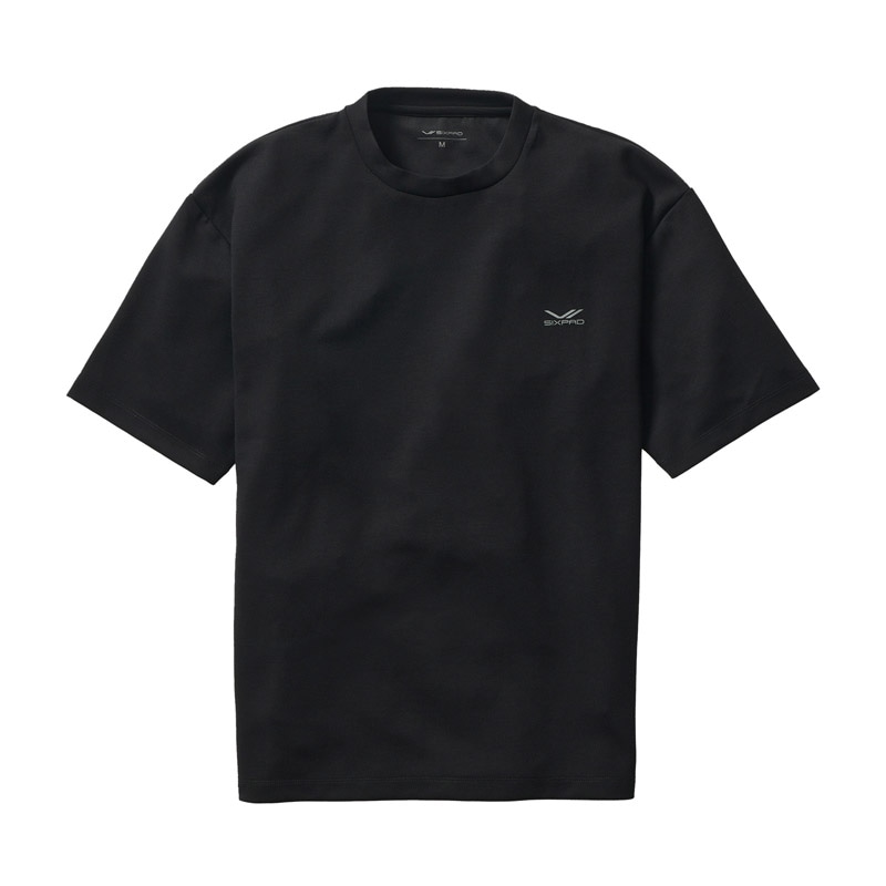シックスパッド リカバリーウェア オーバーサイズTシャツ ブラック S