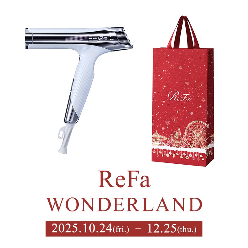 リファビューテック ドライヤー S+（ホワイト） ＋ ReFa ショッパー スリムL 2025winter