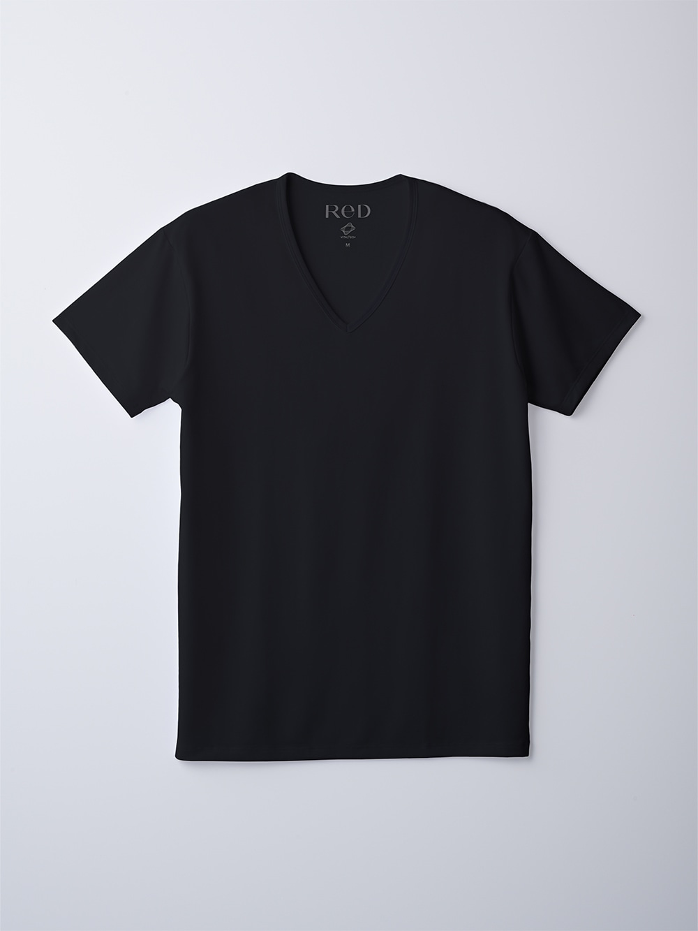 ReD バイタルテック Vネックインナー半袖 ブラック L